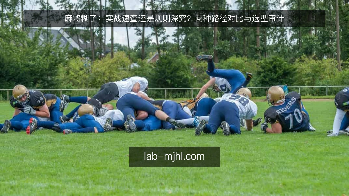 麻将糊了：实战速查还是规则深究？两种路径对比与选型审计
